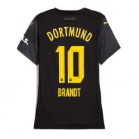 Camisa de Futebol Borussia Dortmund Julian Brandt #10 Equipamento Secundário Mulheres 2024-25 Manga Curta